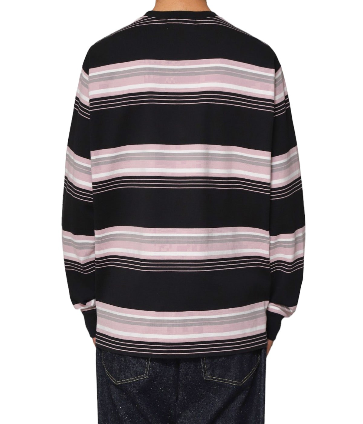 Long-sleeve border T-shirt | UNUSED(アンユーズド) / トップス