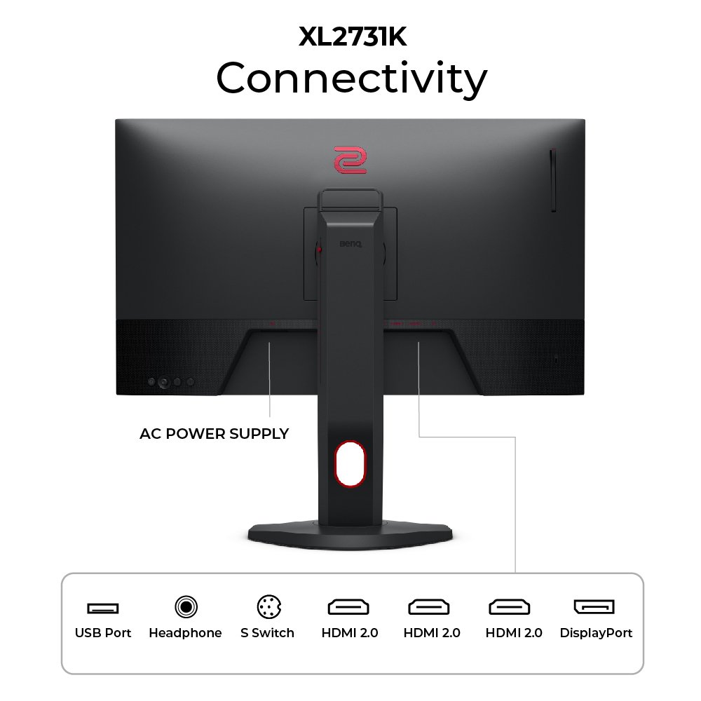 조위 e스포츠 게이밍 모니터 27인치 XL2731K TN 165Hz DyAc™ | 벤큐 조위