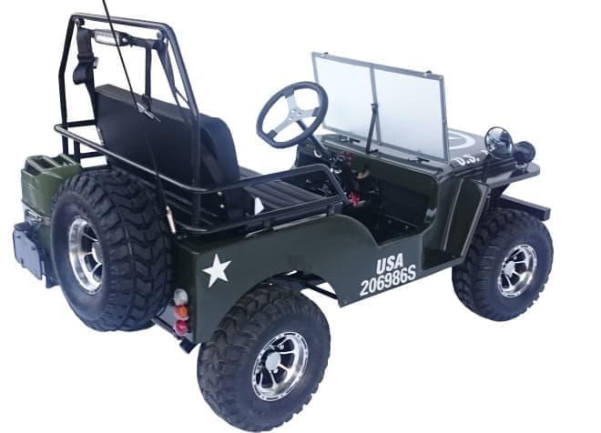 公道を走れるジープタイプのミニカー「Big Force（ビッグフォース）III