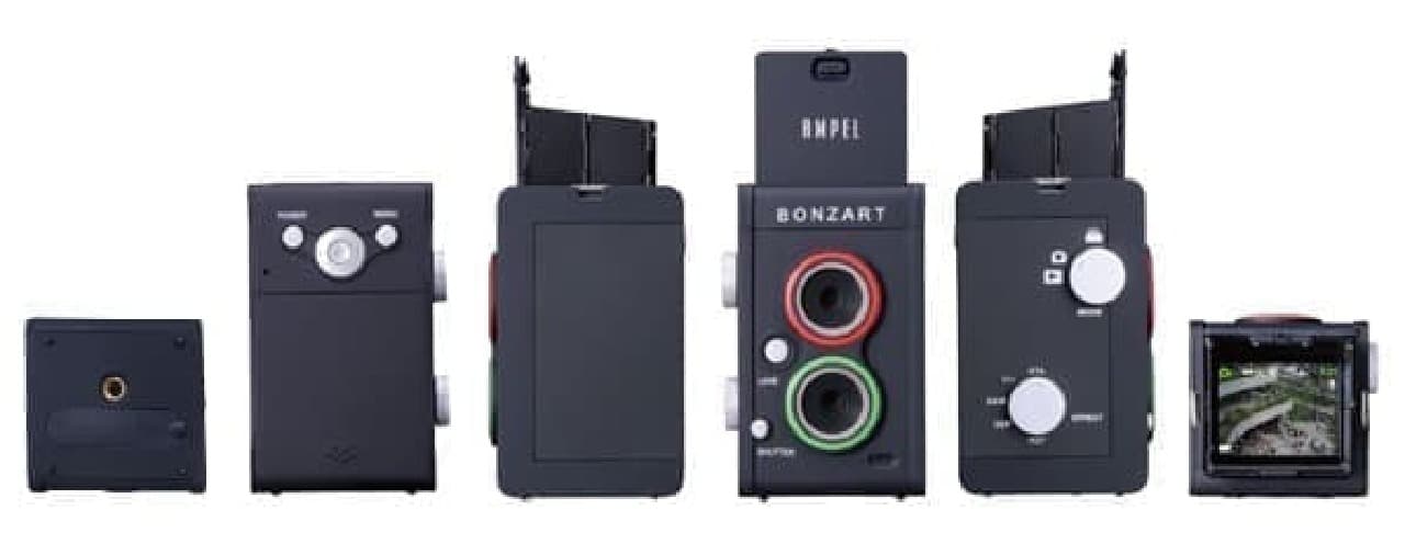 ミニチュア風写真も撮れる二眼デジタルカメラ「BONZART AMPEL」再販
