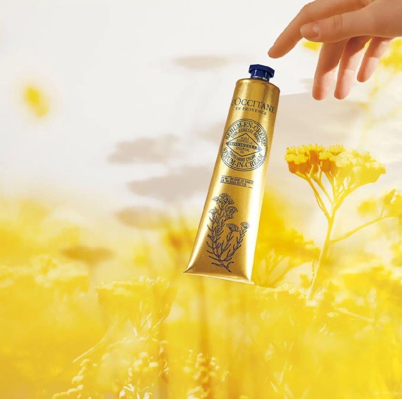 ロクシタン「シア イモーテル セラムハンドクリーム」新パッケージで再