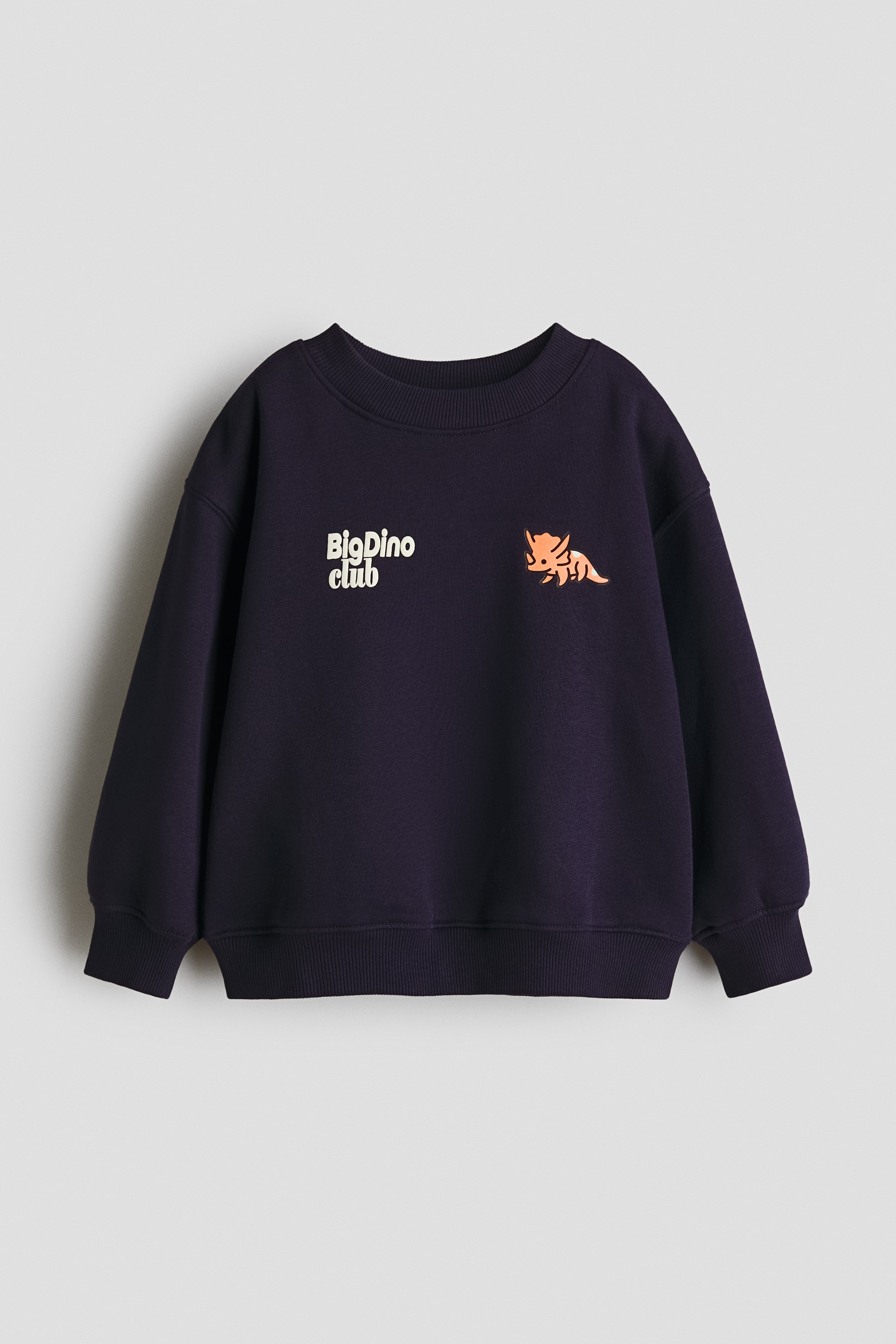 プリントスウェットシャツ - ネイビーブルー／恐竜 - Kids | H&M JP