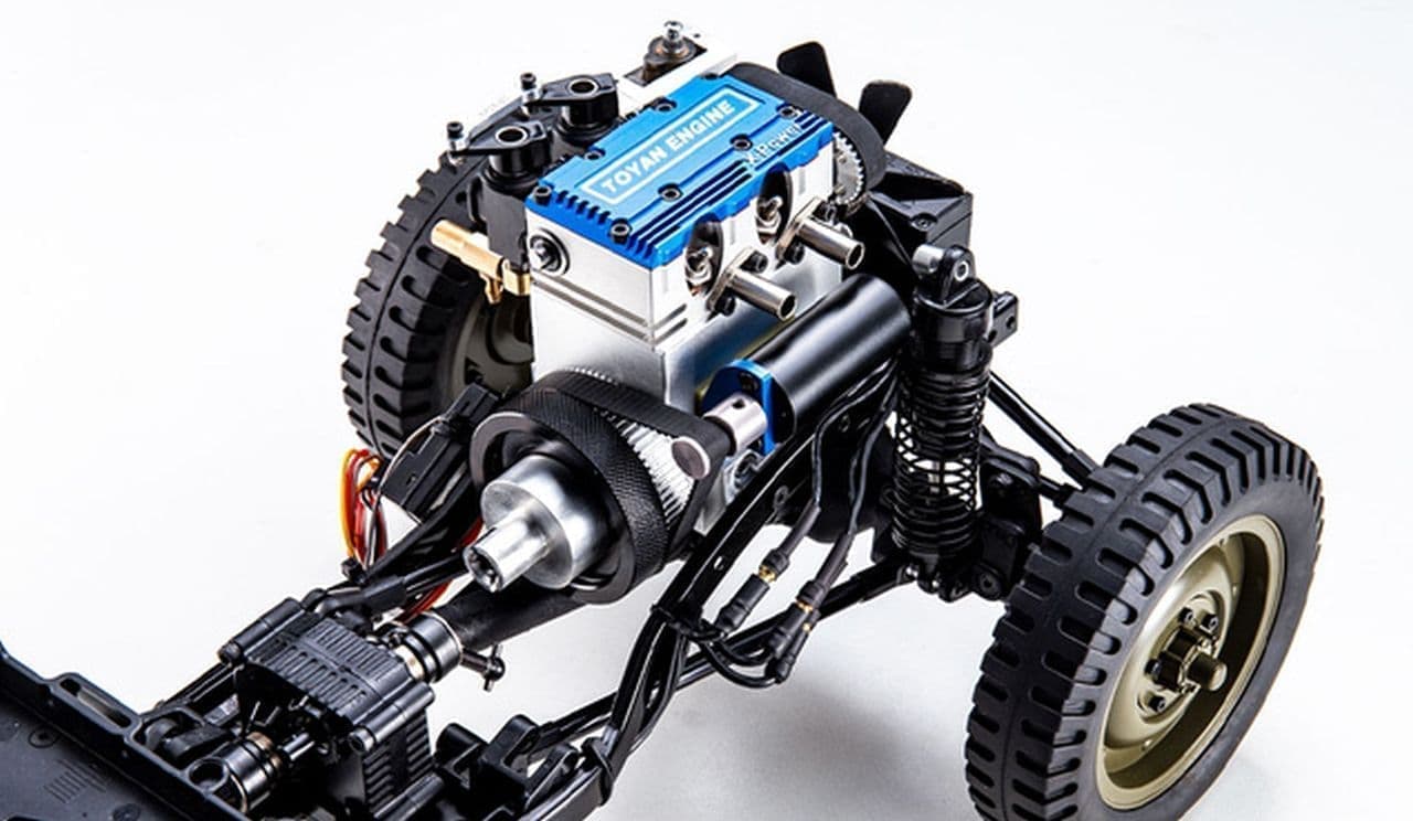 水冷・4ストローク・2気筒・3.5ccエンジンを自分で組み立てるキット「X