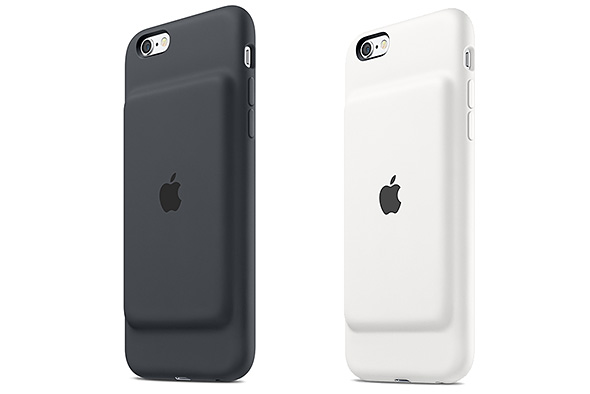 iPhone 6と6sに対応した純正のバッテリー内蔵ケース「Smart Battery
