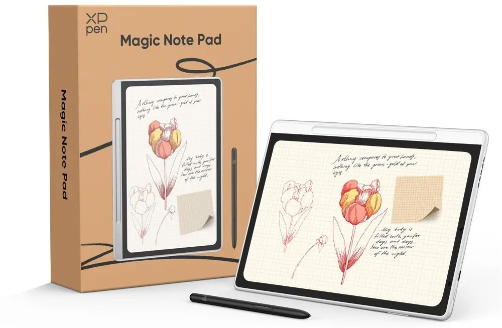 XPPenがAndroidタブレット「Magic Note Pad」発売 3つのカラーモードに