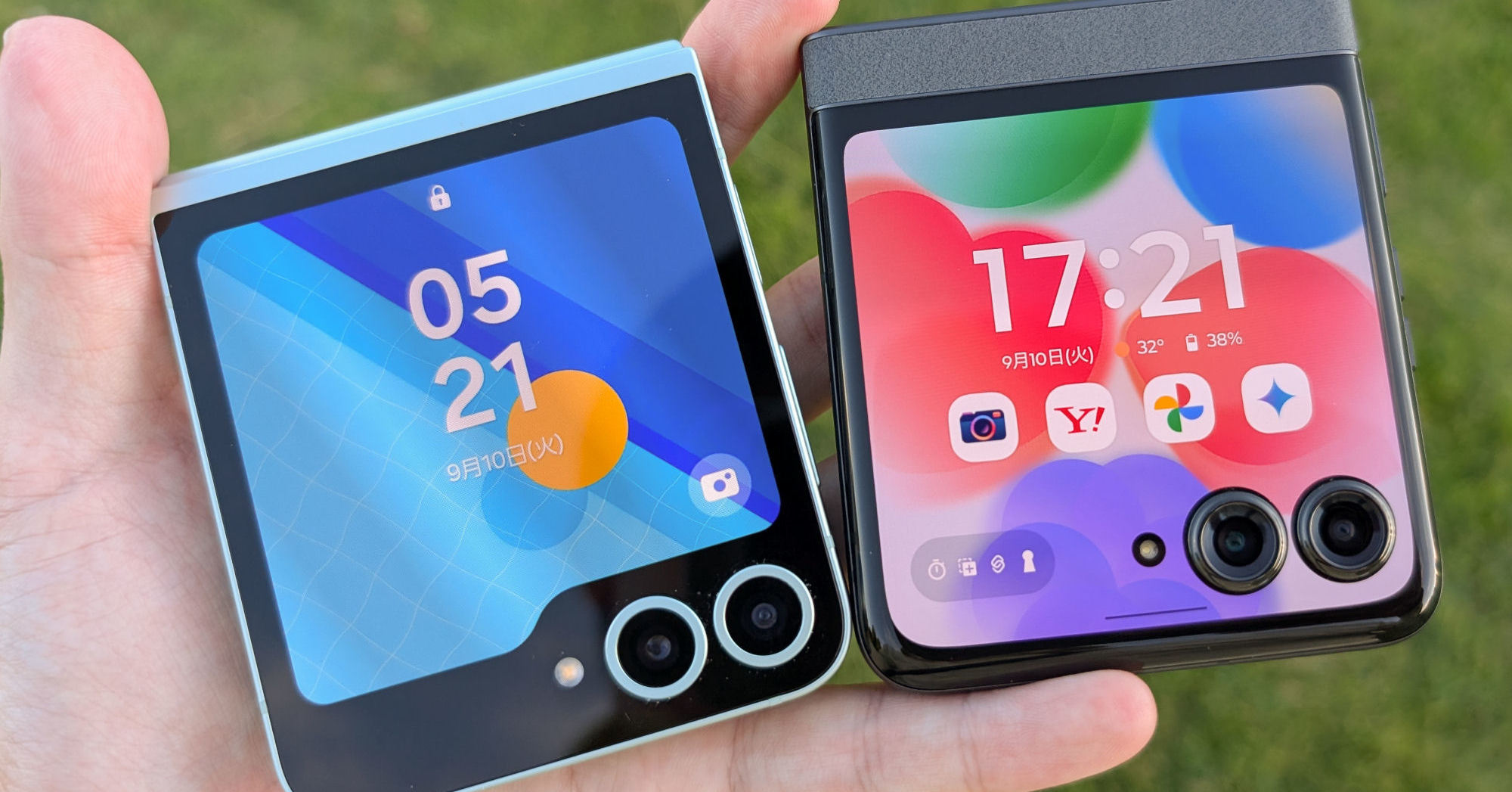 縦折りスマホ「Galaxy Z Flip6」「motorola razr 50／50s」徹底比較