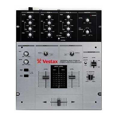 Vestax ターンテーブル2台、ミキサーセット 音動作確認無し※ジャンク品