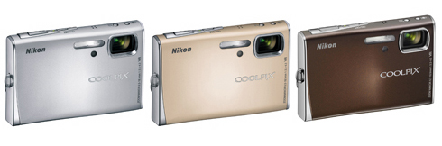 薄型おしゃれボディに無線LAN搭載モデルも――ニコン「COOLPIX S50/S50c