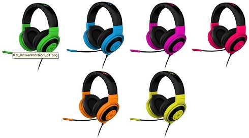 Razer、ゲーマーに最適な新ヘッドフォン「Kraken Neon」（クラーケン