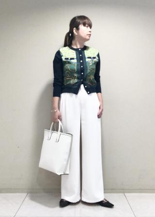 ROPÉ(ロペ) / 【高評価】【23AW】ヴィンテージスカーフ柄カーディガン