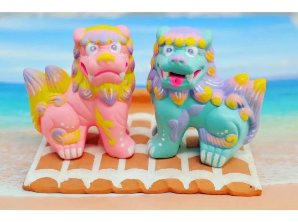 沖縄・那覇】国際通りから歩いて10秒！種類がたくさん！「シーサー絵