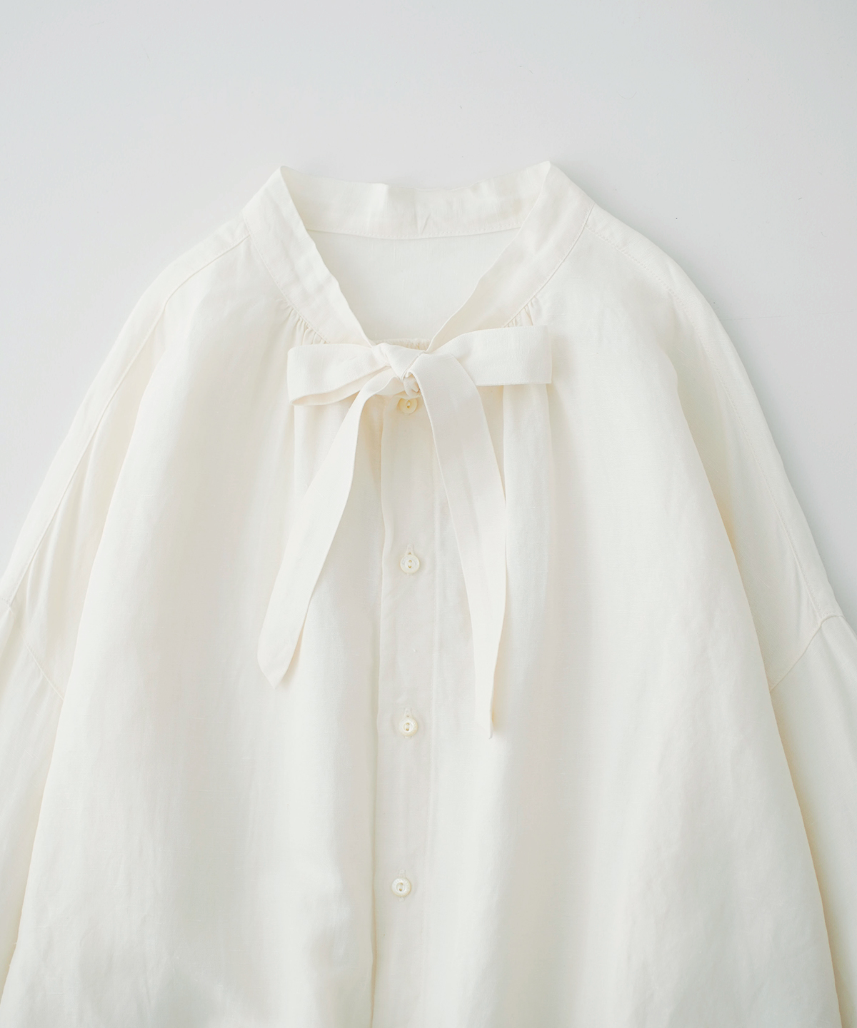 リネンシルクボウタイブラウス｜nest Robe / CONFECT ONLINE SHOP