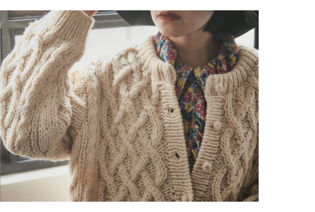 PERUVIAN WOOL HAND KNIT｜nest Robe / CONFECT ONLINE SHOP