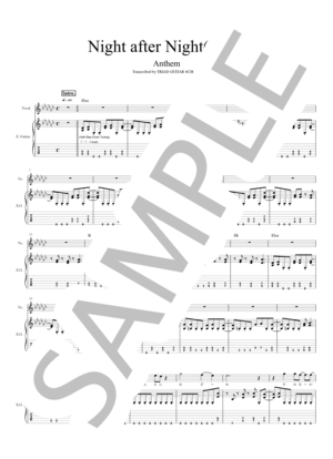 楽譜】LILLY / バンドスコア TAB譜 / Hump Back (バンドスコア / 初