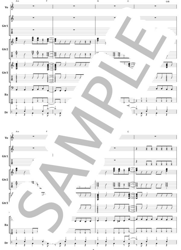 楽譜】THE BACK HORN / コバルトブルー バンド・スコア from68 / THE