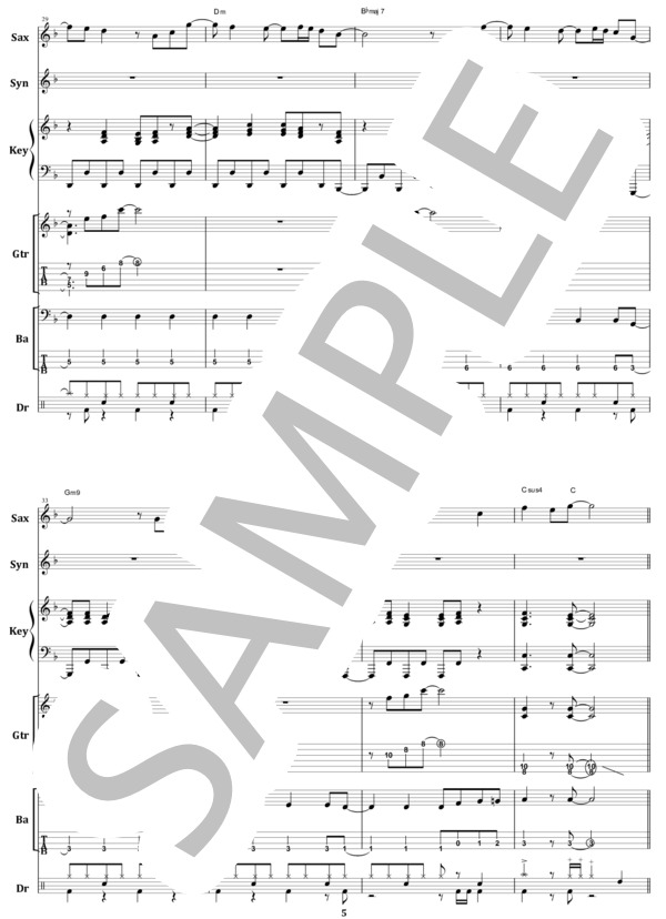 楽譜】TRUTH / T-SQUARE バンド・スコア from68 / T-SQUARE (バンド