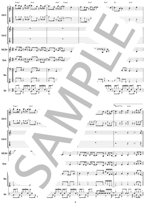 楽譜】高中正義 / SAUDADE バンド・スコア 楽譜 / 高中 正義 (バンド