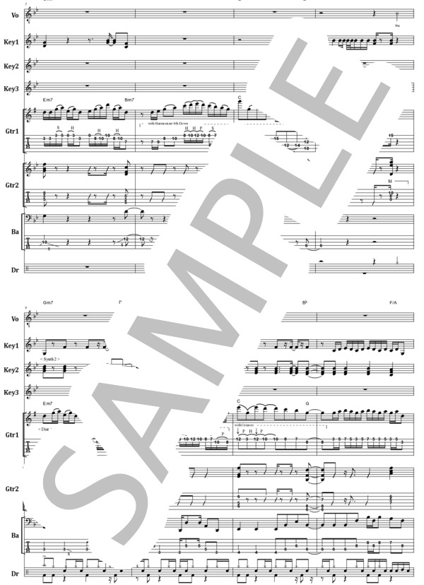 楽譜】ライラック / Mrs.GREEN APPLE バンド・スコア from68 / 大森 元