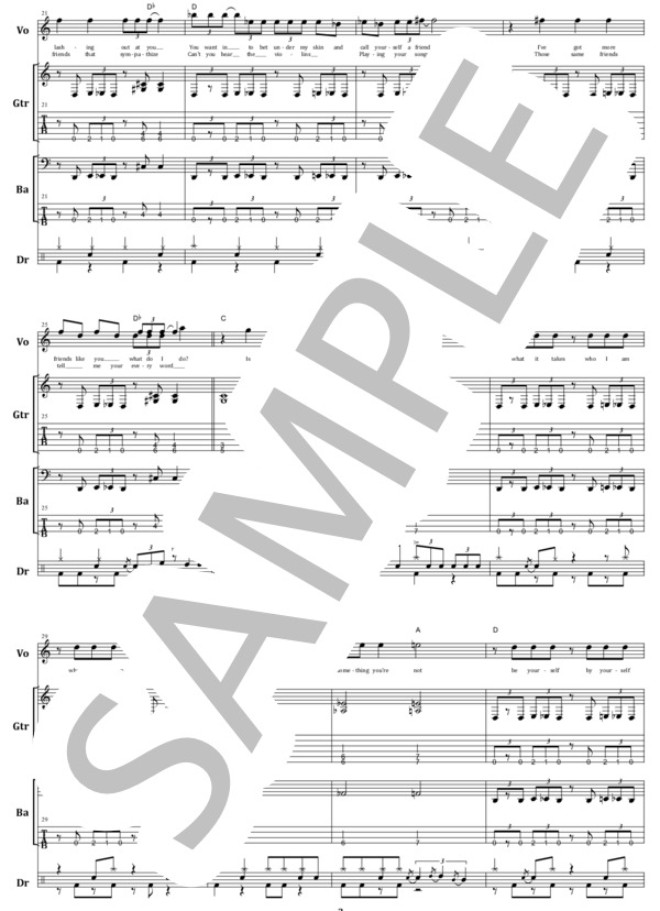 楽譜】PANTERA / WALK バンド・スコア from68 / PANTERA (バンドスコア