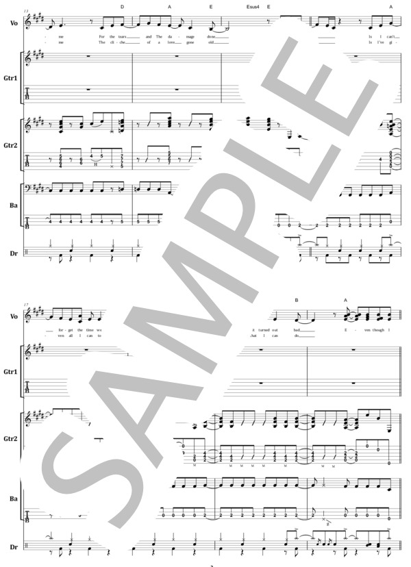 楽譜】MR.BIG / STAY TOGETHER バンドスコア from68 / MR.BIG (バンド