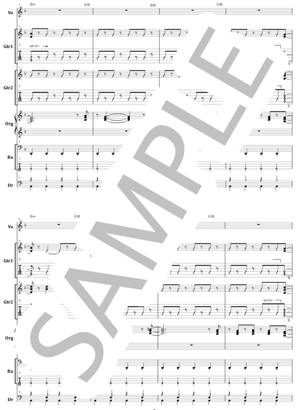 楽譜】WHITESNAKE / DON'T BREAK MY HEART AGAIN バンド・スコア