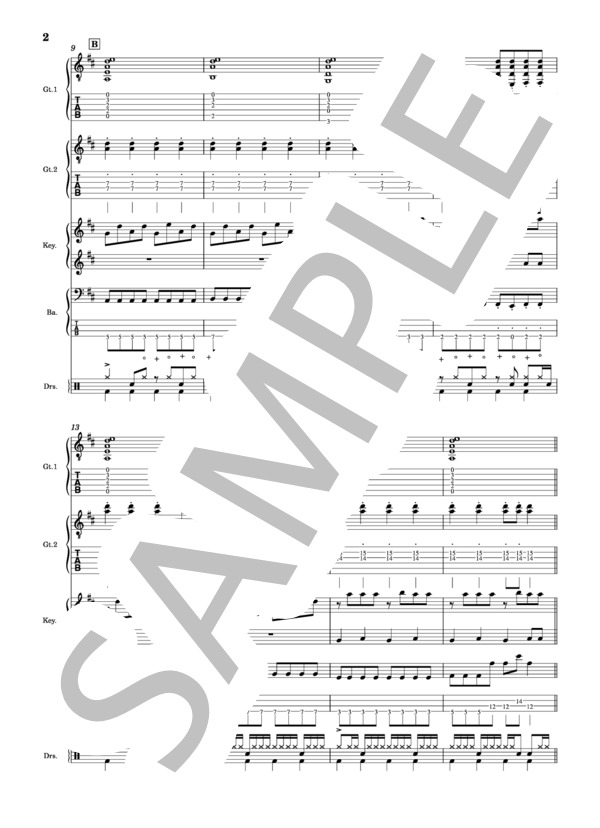 楽譜】アンゼンパイ / Mrs. GREEN APPLE (バンドスコア / 中級