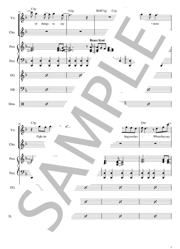 楽譜】SIGNS OF THE TIMES - VOW WOW / BOWWOW (バンドスコア / 初級