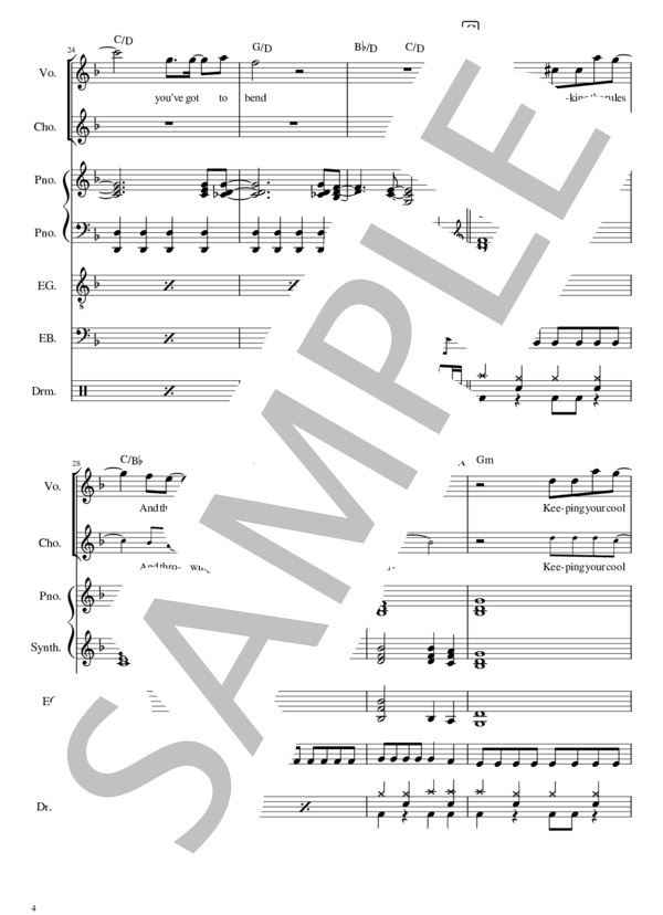 楽譜】SIGNS OF THE TIMES - VOW WOW / BOWWOW (バンドスコア / 初級