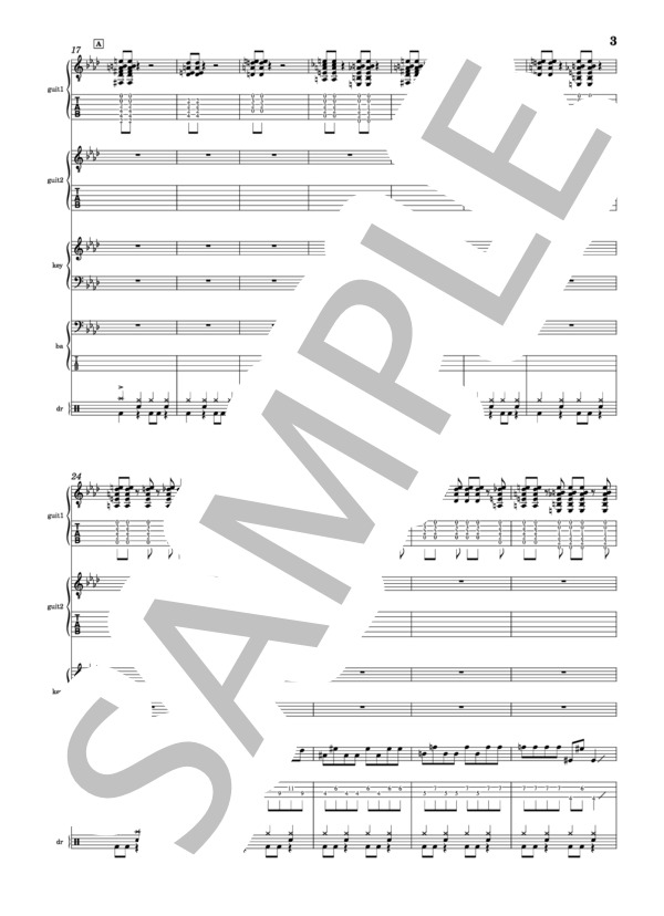 楽譜】パブリック / Mrs. GREEN APPLE (バンドスコア / 中〜上級