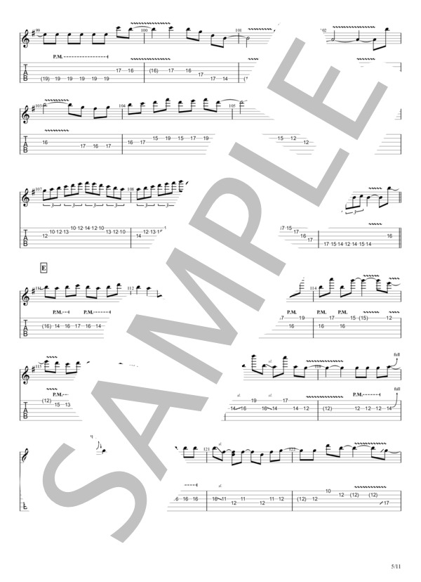 楽譜】The Last Revenge 本人採譜 Guitar譜 Yukiパート / D_Drive