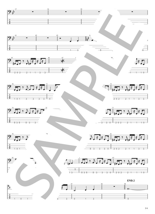 楽譜】JOY / B'z (エレキベース / 中級) - Piascore 楽譜ストア