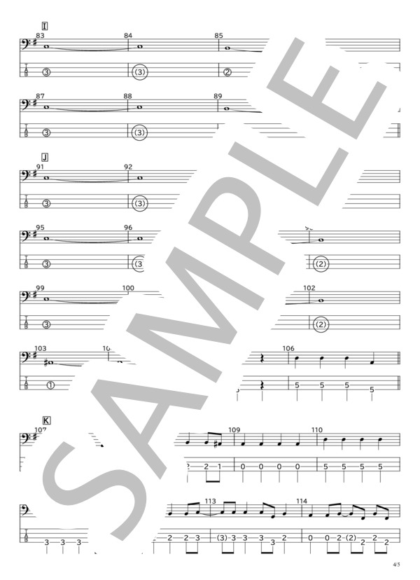 楽譜】damn / 藤井 風 (エレキベース / 中級) - Piascore 楽譜ストア