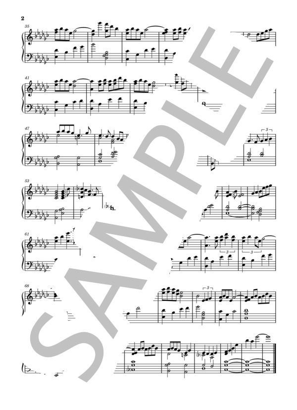 楽譜】Merry Christmas, Mr. Lawrence / 坂本 龍一 (ピアノソロ / 中級