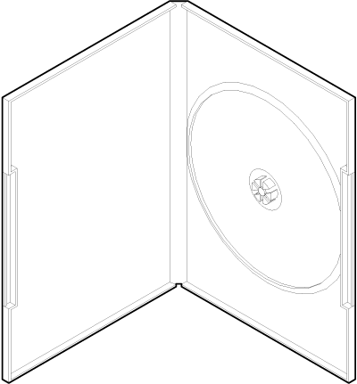 楽天市場】DVDプラケース 1枚用 アマレータイプ ディスク止め M