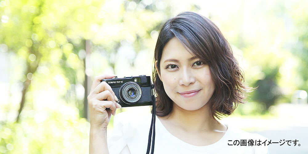 中古】【送料無料】【保証付 】OLYMPUS TRIP 35 ブラック S/N 481765