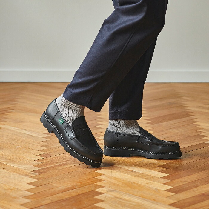 楽天市場】PARABOOT REIMS パラブーツ ランス 099412 ブラック LOAFER