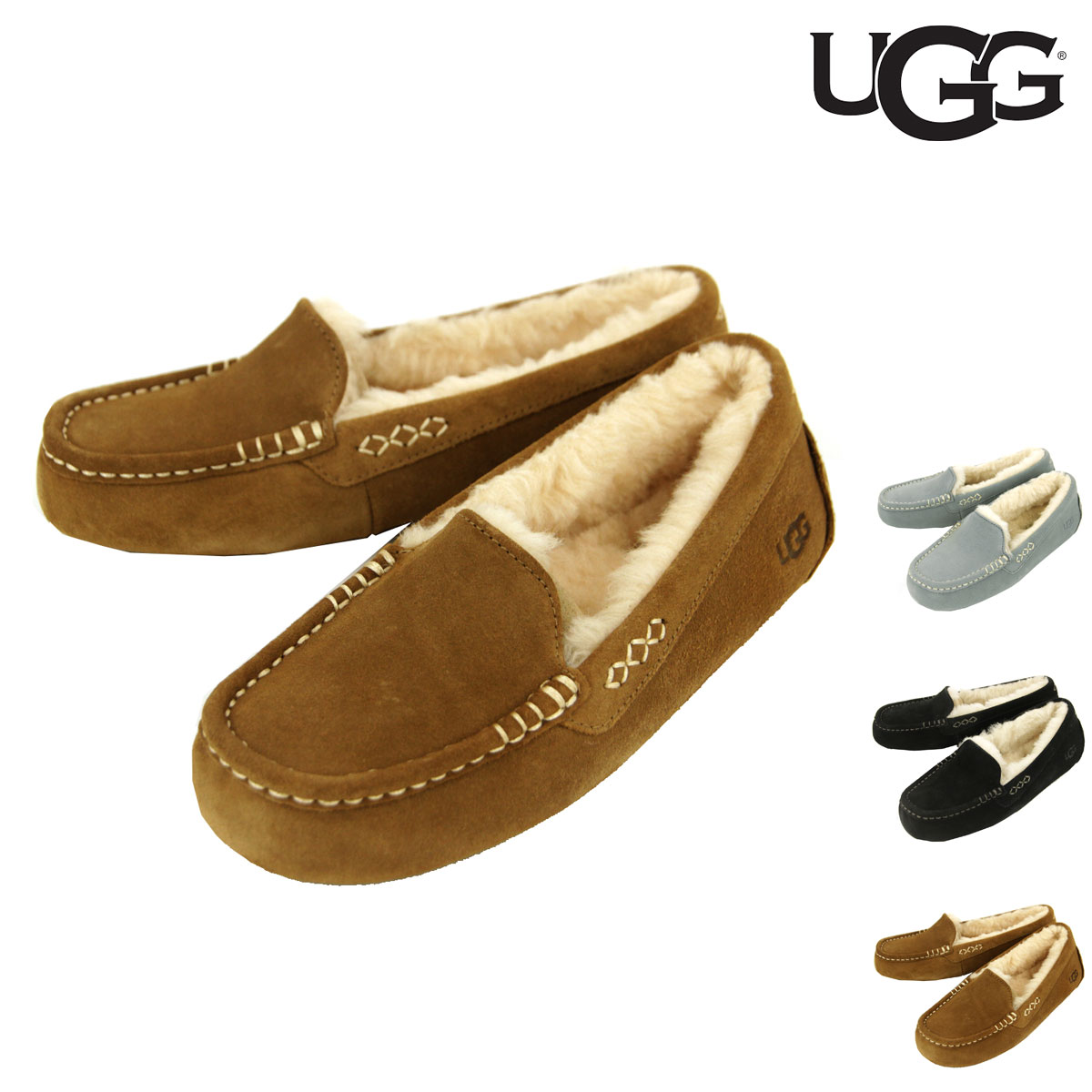 楽天市場】アグ モカシン レディース 正規品 UGG アンスレー シューズ