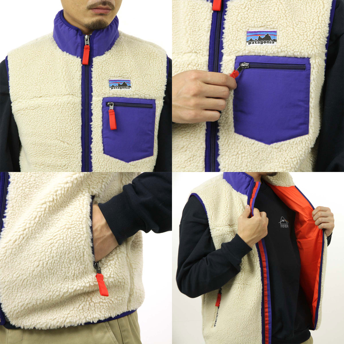 楽天市場】パタゴニア メンズ フリースベスト 正規品 patagonia レトロ