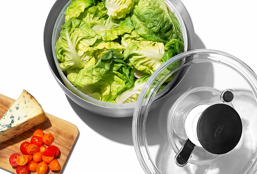 楽天市場】【公式】 OXO オクソー ステンレスサラダスピナー サラダ