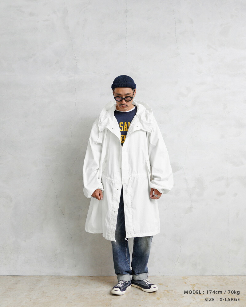 楽天市場】☆実物 新品 デッドストック 米軍 スノーカモ モッズコート