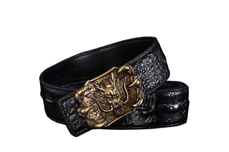 楽天市場】全4種類！ レザーベルト ドラゴン ライオン バックル メタル
