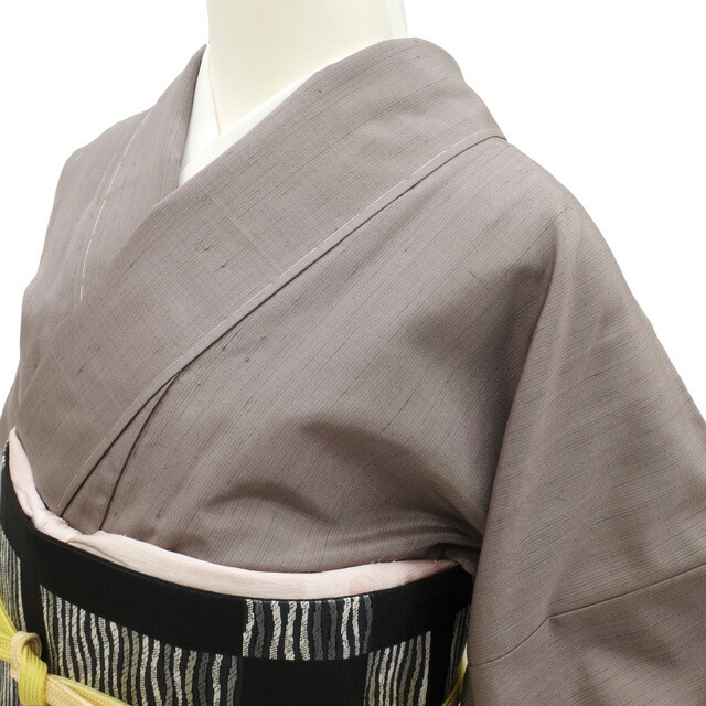 楽天市場】【新古品】 紬 訪問着 着物 正絹 袷 洒落訪問着 先染め 織り