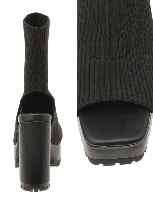 楽天市場】【在庫処分】GYDA ジェイダ ブーツ オープン リブ ニット