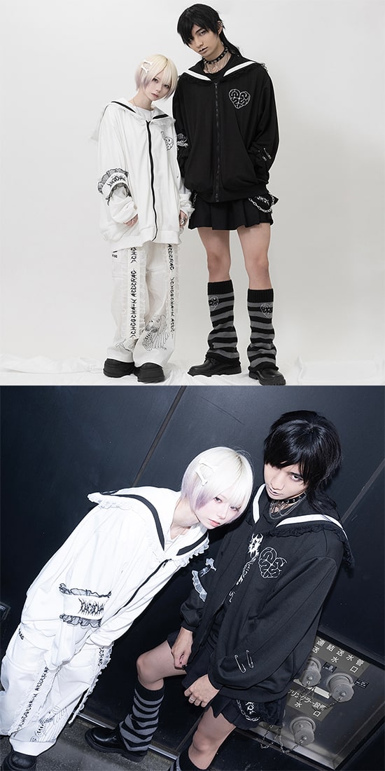 楽天市場】脳みそ少女 セーラージャケット 長袖 原宿 原宿系