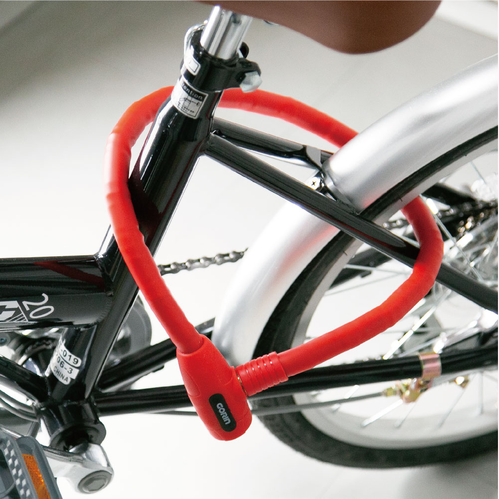 楽天市場】自転車 鍵 カギ ワイヤーロック GORIN ゴリン 3重構造 極太