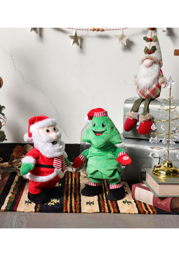 クリスマス サンタ ツリー Xmas おもちゃ 人形 動く 踊る 動くおもちゃ