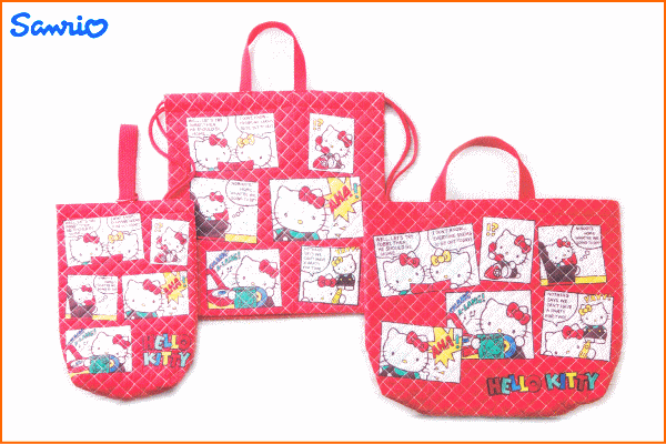ヤマダモール | 【ハローキティ】 レッスンバッグ【アメコメハロー
