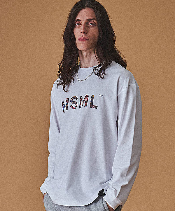 50％OFF SALE セール M.S.M.L エムエスエムエル ART GRAPHIC LOGO LONG