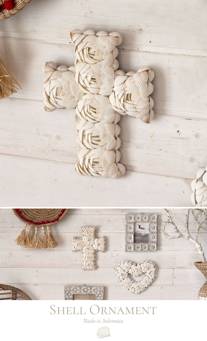 楽天市場】【SALE期間限定20%OFF】 オーナメント クロスモチーフ 天然