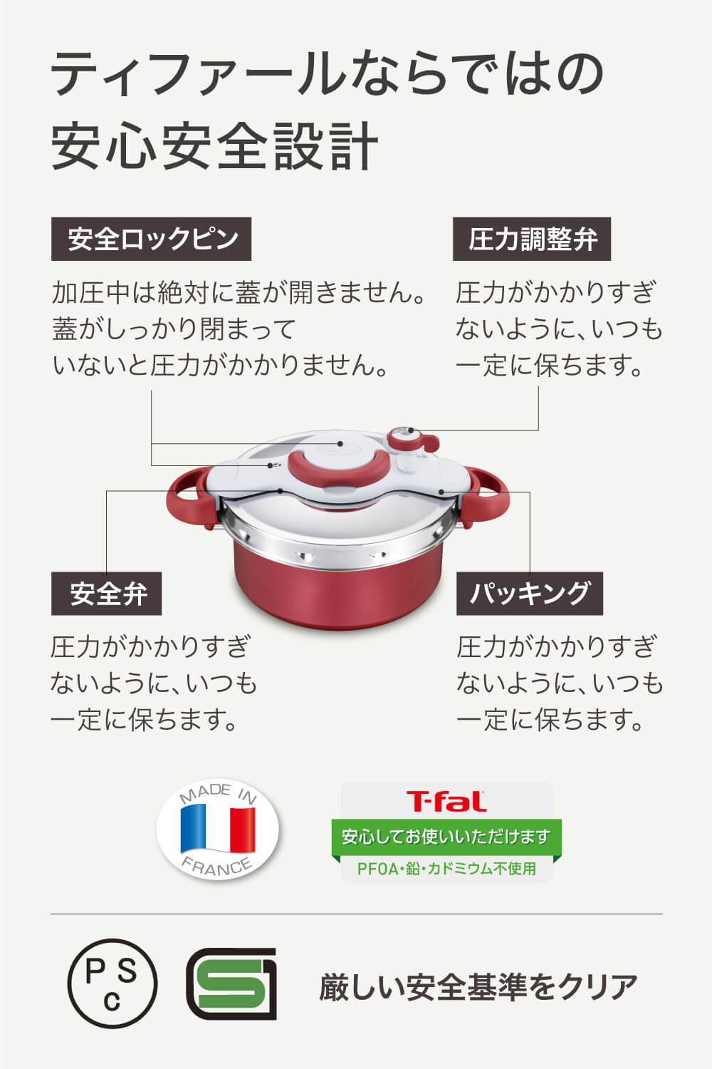楽天市場】【T-fal公認ショップ】ティファール T-fal 圧力鍋 クリプソ